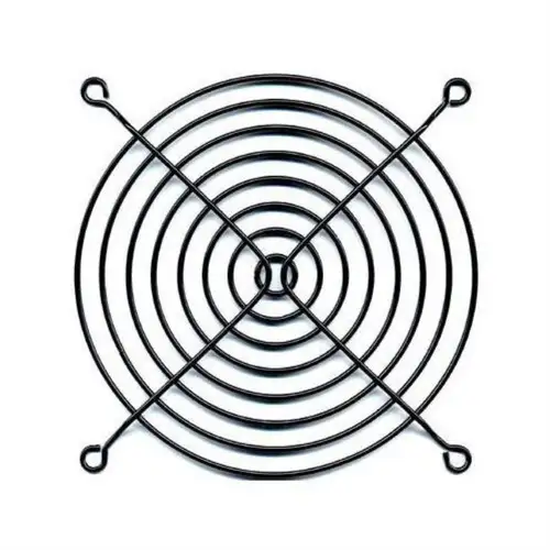 Mild Steel Fan Grill Black