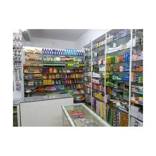 Mild Steel Glass Display Shelf