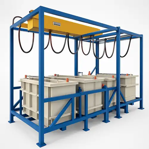 Mild Steel Industrial Electroplating Plant
