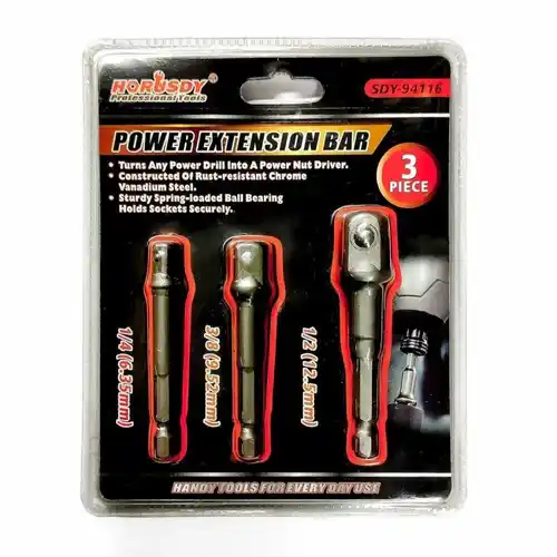 Mild Steel Power Extension Bar Set