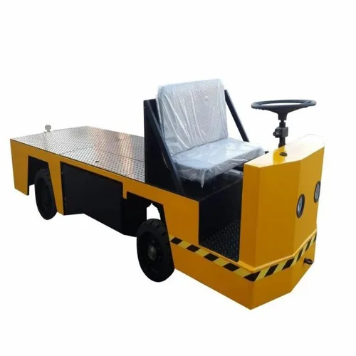 Mild Steel Sit-On Platform Truck, Rectangular