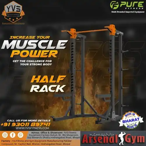 Mild Steel Squat Rack Fitness Equipment