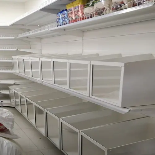 Mild Steel Supermarket Grains Rack