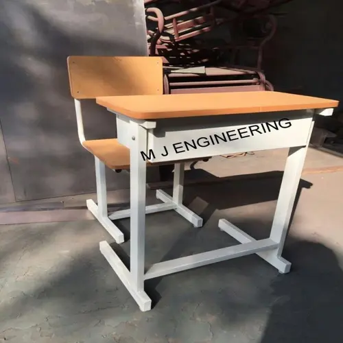 Mild Steel Wood Single Seater School Desk