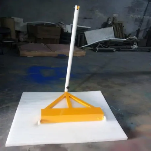 Mild Steel Yellow Badminton Goal Post BDMP 3