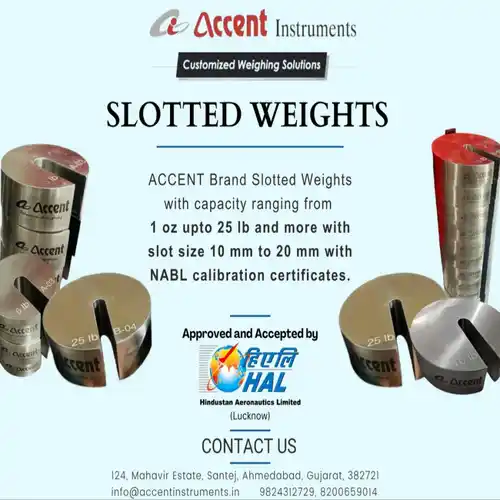 Mirror Finish Stainless Steel Slotted Weights