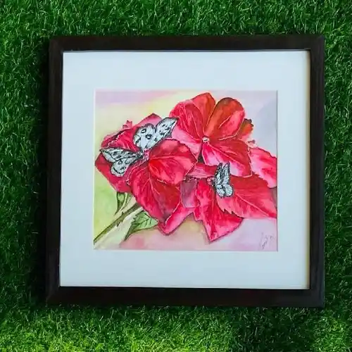 MIX MEDIA PAINTING (Beauty in Bloom) 014