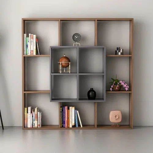 Modular Wooden Bookshelf