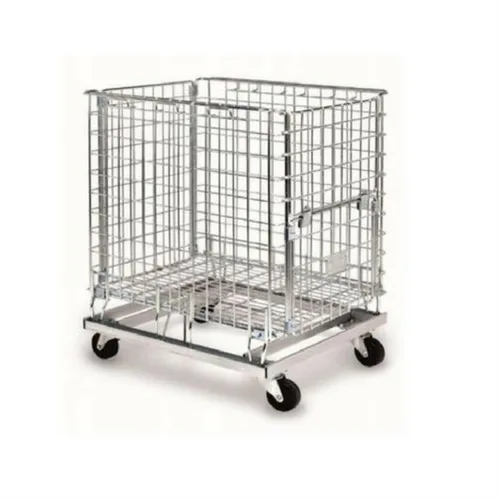 MS SS Dump Bin for Supermarkets, 300 Kg Storage