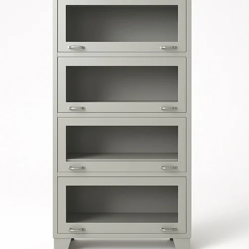 Office Metal Storage Cupboard, 2 Door, 5 Shelves