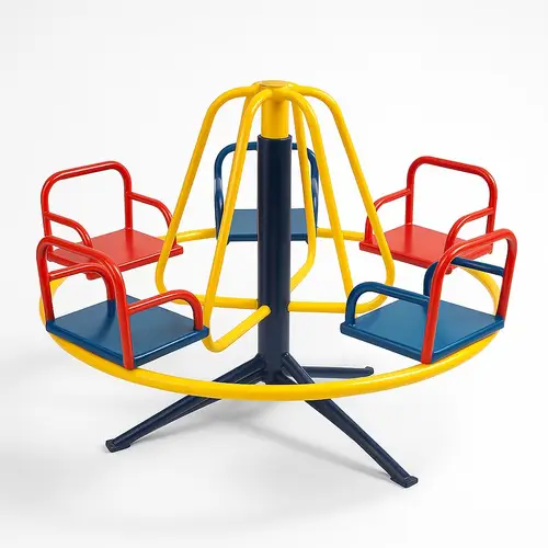 Outdoor Mild Steel Kids Merry Go Round