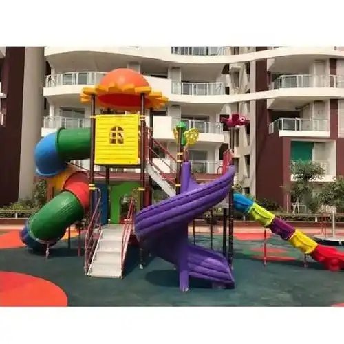 Outdoor Spiral Slide