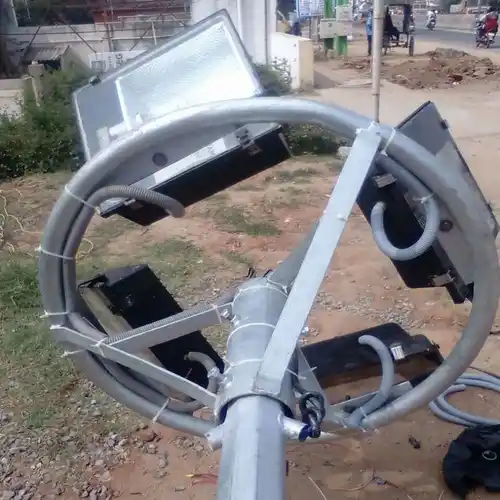 Outdoor Street Light Pole Erection Service