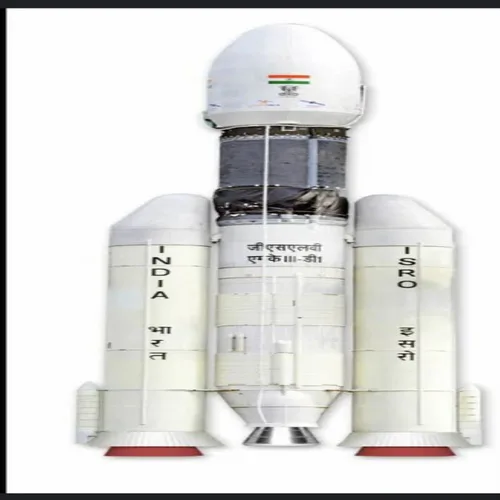 Painted Resin Chandrayan3 Rocket Model