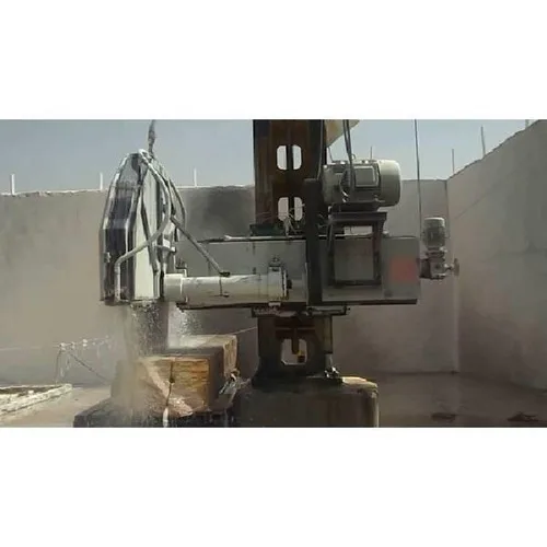 Pillar Type Marble Block Cutting Machine, 6'x3' Capacity