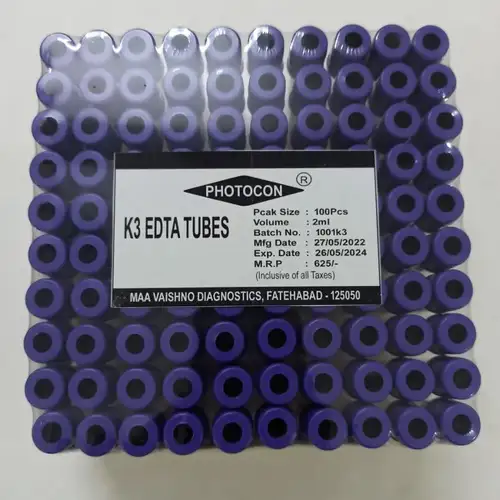 Plastic Blood Collection Vessel, Laboratory