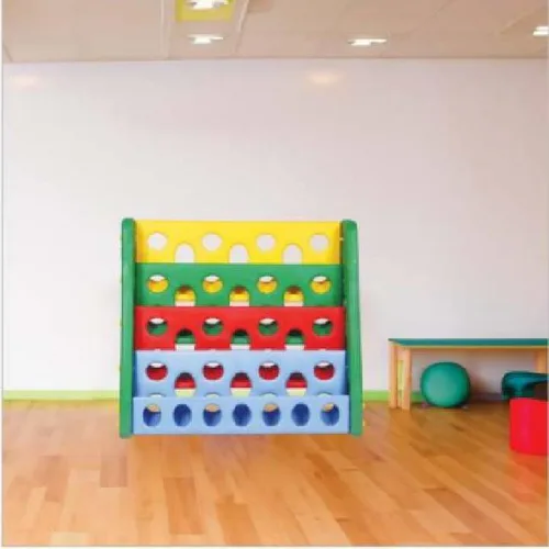 Plastic Multicolour Play School Book Shelf