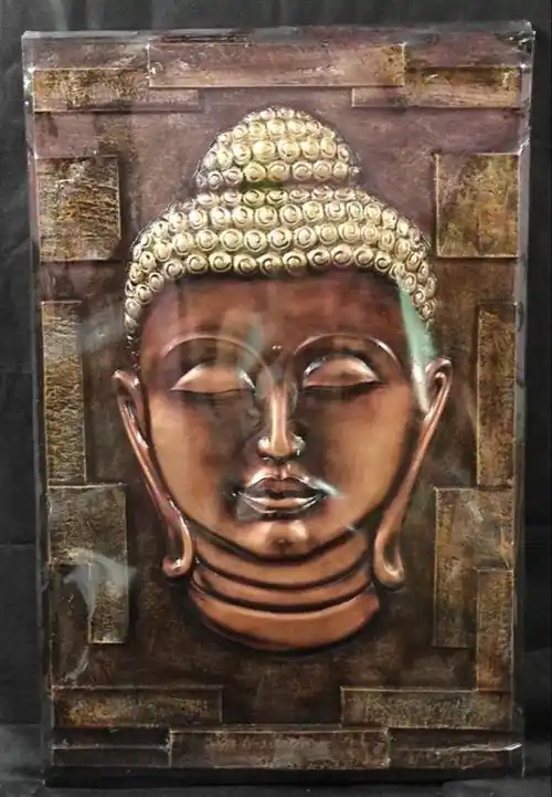 Polished Buddha Wall Mural, Home Decor