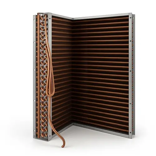 Polished Copper Cooling Coil