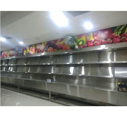 Polished Stainless Steel Fruit Rack