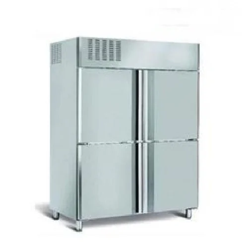 Polished Stainless Steel Tabletop Refrigerator