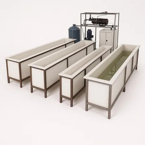 Polypropylene Anodizing Electroplating Equipment
