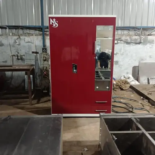 Powder Coated Steel Home Wardrobe