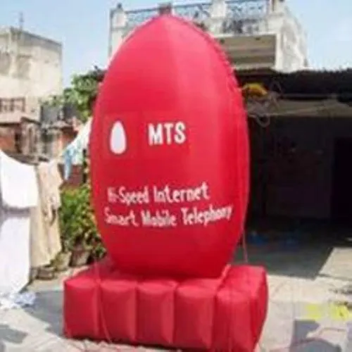 PVC Red Advertising Balloon, 0.85-1.5 Mm