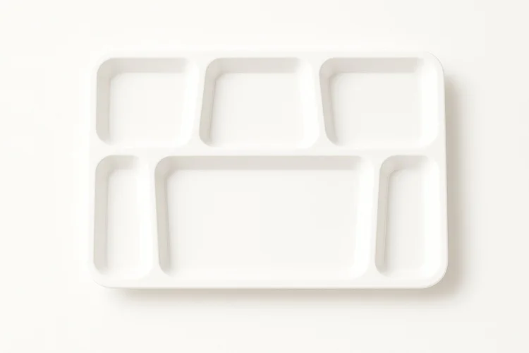 Rectangular Acrylic Platter 14x10 Inch