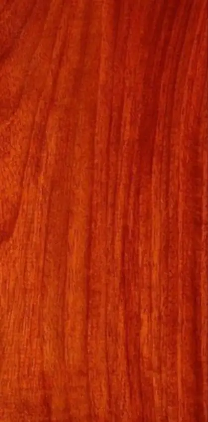Rectangular Padauk Wood Pad, 50mm Red, Furniture Use