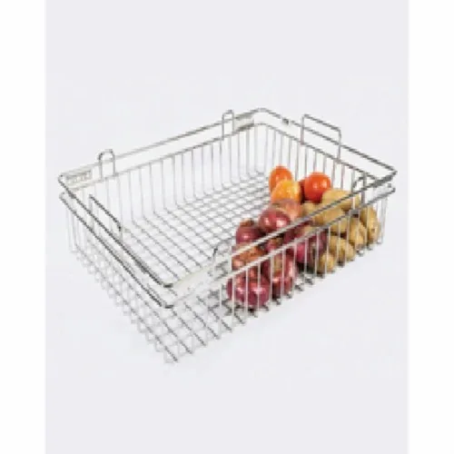 Rectangular Stainless Steel Veg Basket