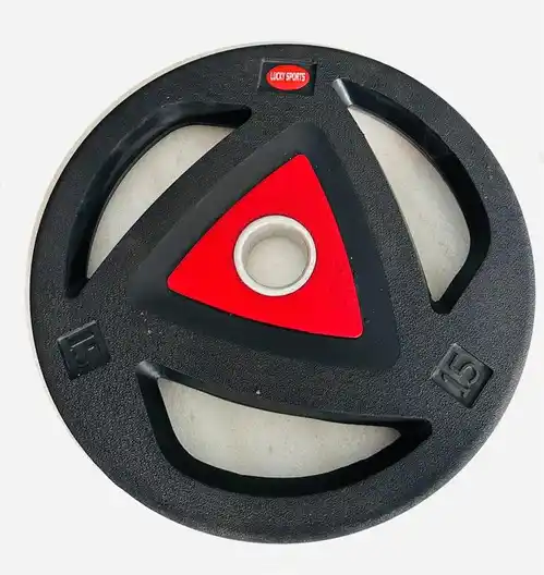 Red & Black Rubber Coated Plates