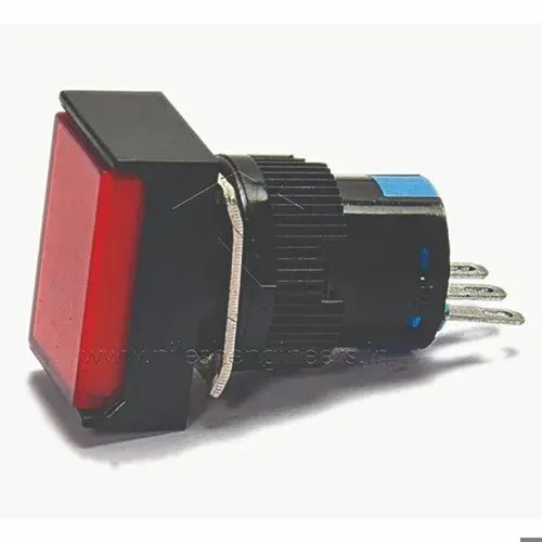 Red Indicator Push Button