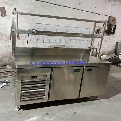 Refrigerated Stainless Steel Pickup Counter