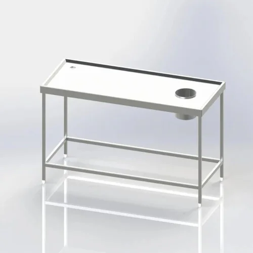 Restaurant Industrial Dishwasher Landing Table 100 Kg