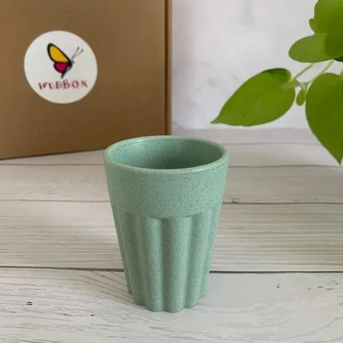 Rice Husk Eco Friendly Pastel Tea Cups 100ml