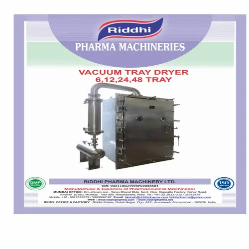 RIDDHI Automatic Vacuum Tray Dryer