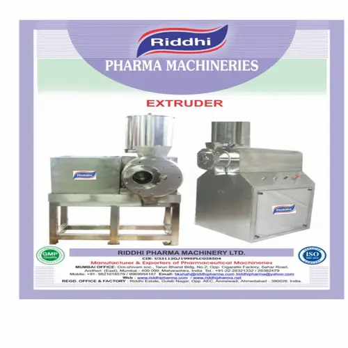 Riddhi Die Roller Xtruder GMP Machine