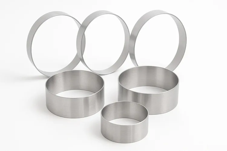 Round Stainless Steel Burger Bun Ring