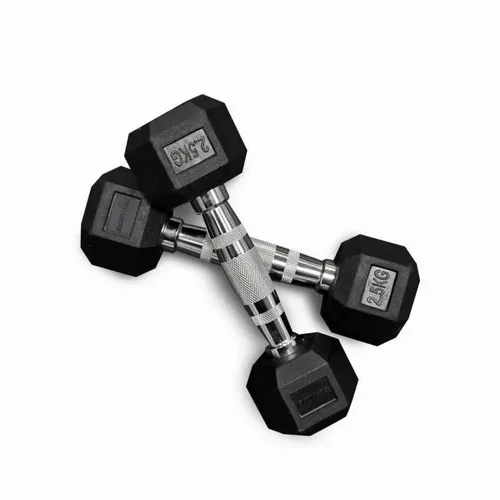 Rubber Hex Dumbbell (2.5 Kg)