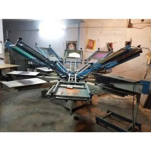 Semi-Automatic Fabric Printing Machine, 100pc/hr