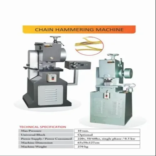 Semi-Automatic Hammering Chain Machine