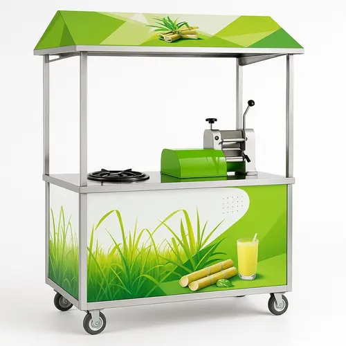 Semi-Automatic Sugarcane Machine Trolley