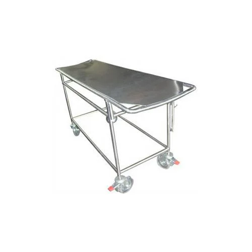 Silver Hospital Stainless Steel Stretcher Machine