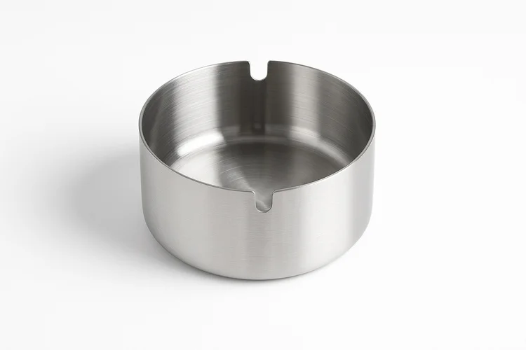 Silver Stainless Steel Ashtray