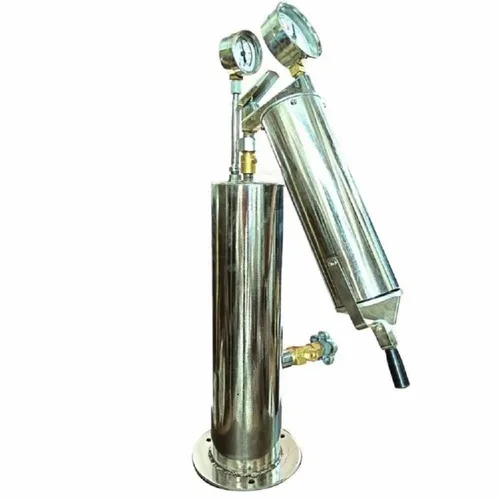 Silver Stainless Steel Soda Maker