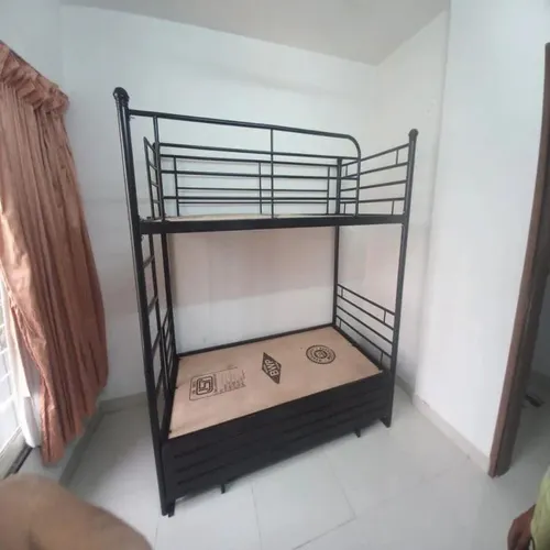 Single Metal Bunk Bed With Box Storage