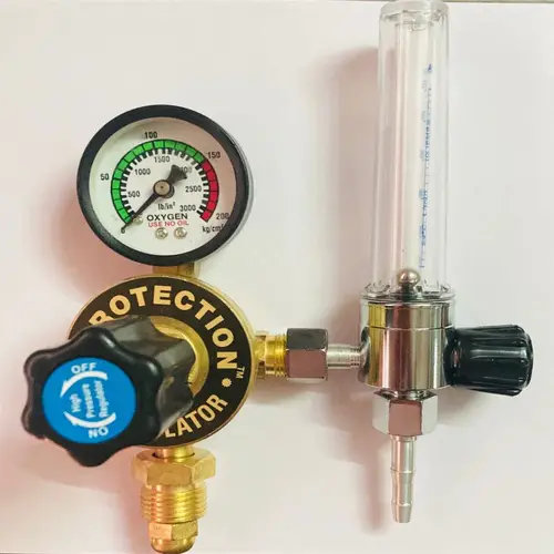 Single Stage Oxygen Regulator Flow Meter