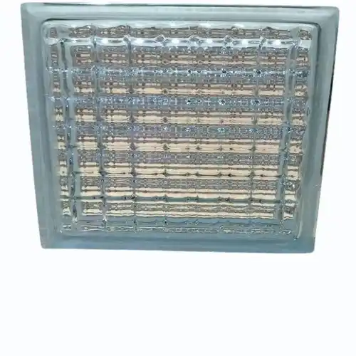 Square Plain Glass Block Bricks