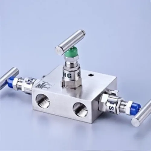 SS 12 Bar 3-Way Industrial Valve